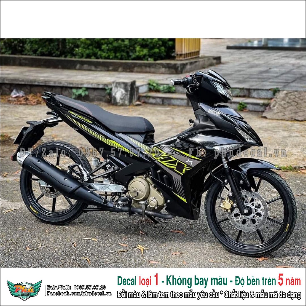 Tem rời Exciter 150 mx vàng đen cover (2)