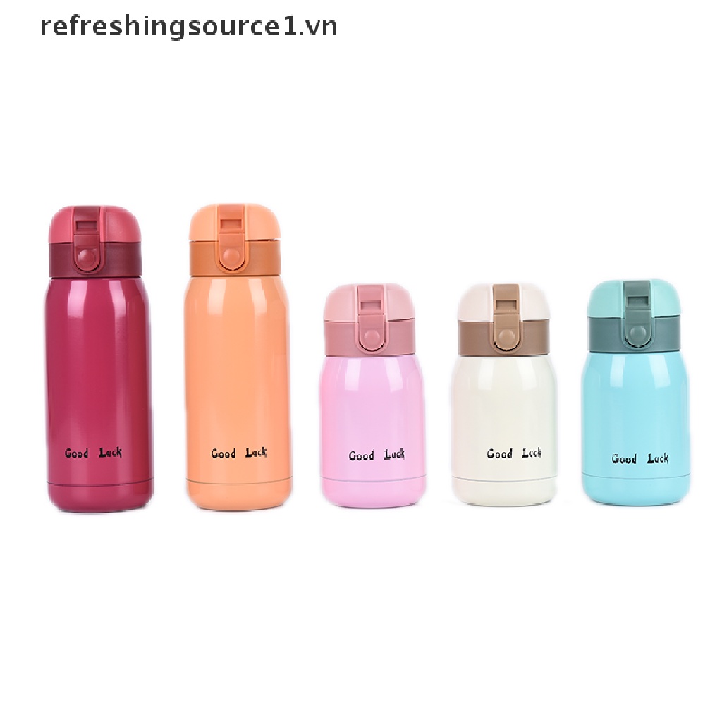 Bình nước giữ nhiệt mini bằng thép không gỉ nhỏ gọn tiện lợi cho các bé