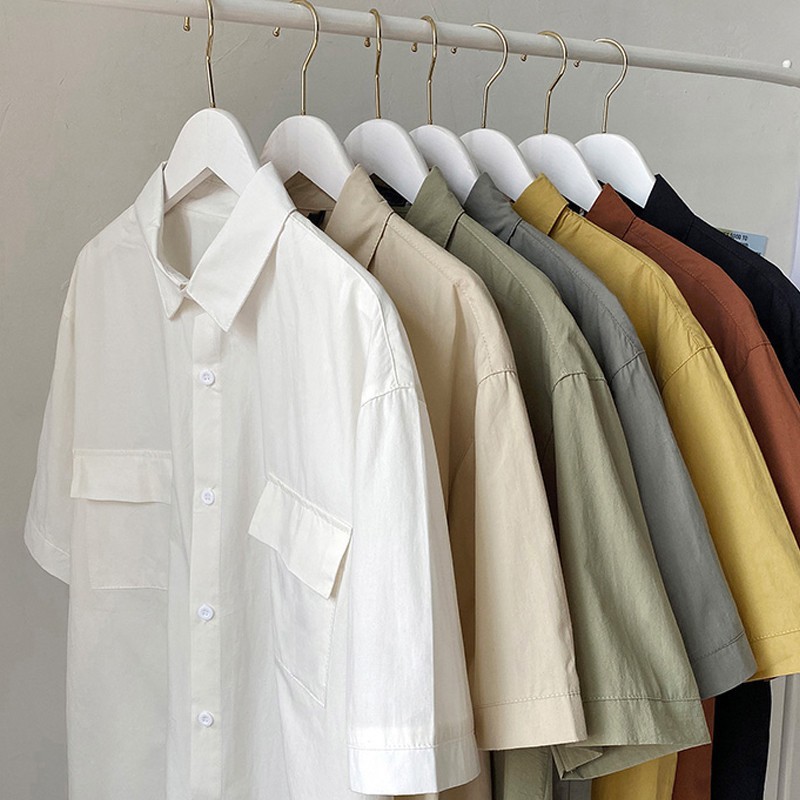 Áo Thun Nam Tay Ngắn Có Túi 5 Màu Thời Trang | BigBuy360 - bigbuy360.vn