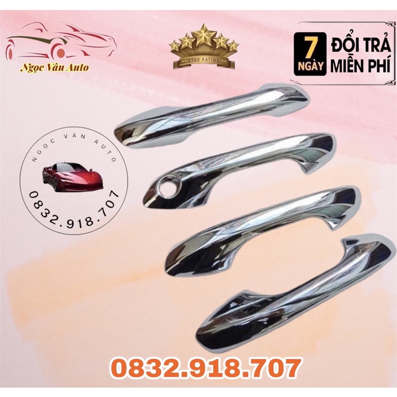 Ốp tay nắm hõm cửa Kia Rio 2016 - 2020 Mạ crom