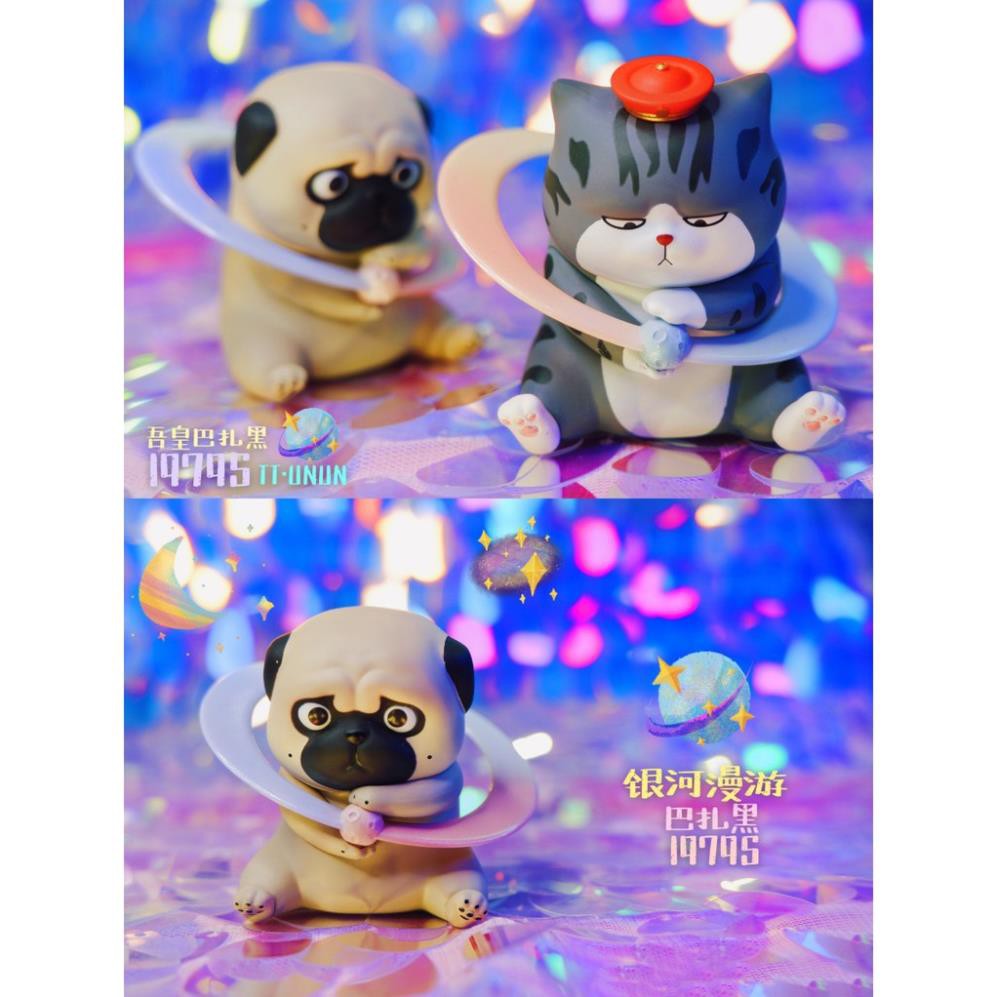 Mô hình 52toys Blind Box hổ mập, hoàng đế mèo full set 8 con