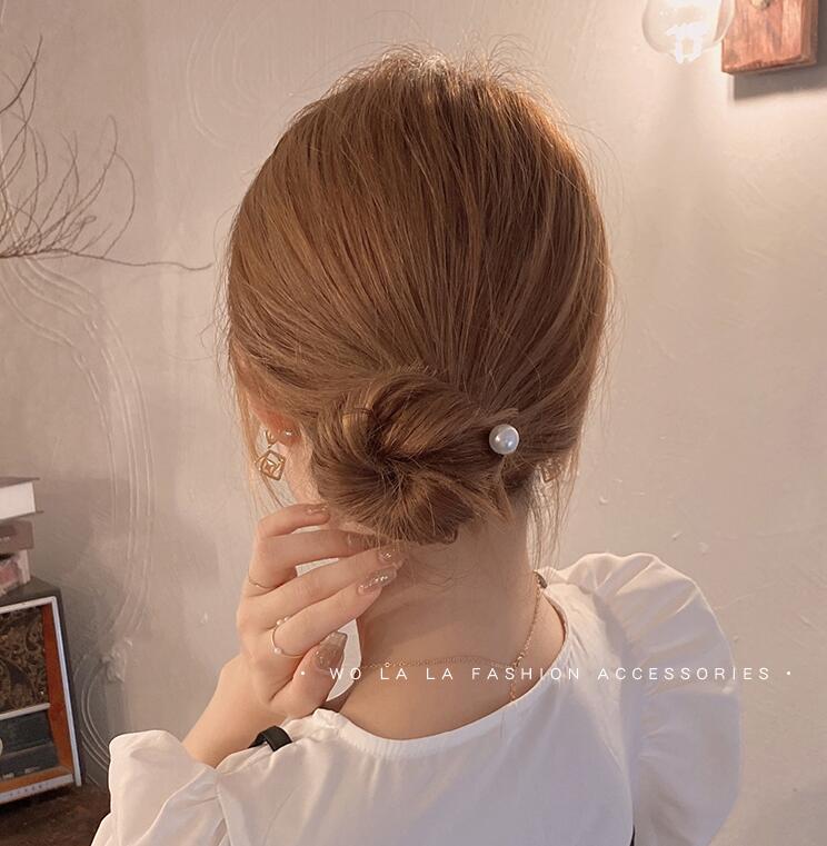 Kẹp Tóc Đính Ngọc Trai Phong Cách Hàn Quốc Đang Yêu Cho Nữ