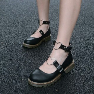 hang sẵn sz 40 Giày lolita trái tim M2trod2099 săn sz 36