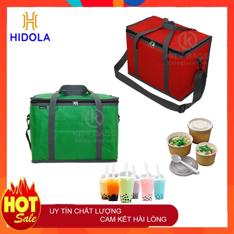 35*25*23 TÚI GIAO HÀNG, TÚI GIỮ NHIỆT HIDOLA 7033 - 20 LÍT