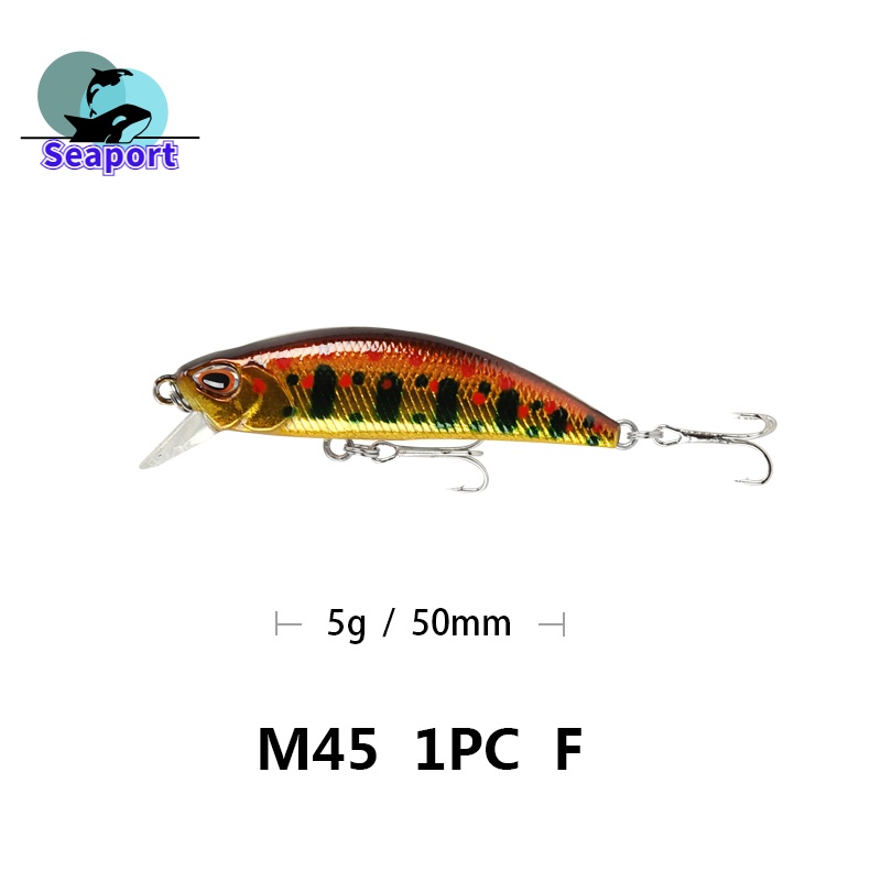 Mồi Câu Cá Giả Mini Cứng 50mm 5g