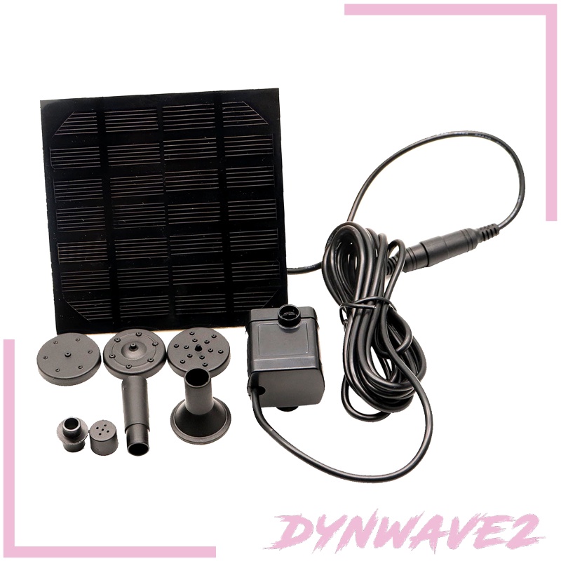 [DYNWAVE2]Solar Fountain with Panel Water Pump Solar Panel Kit Upgrade Solar Pump Kit