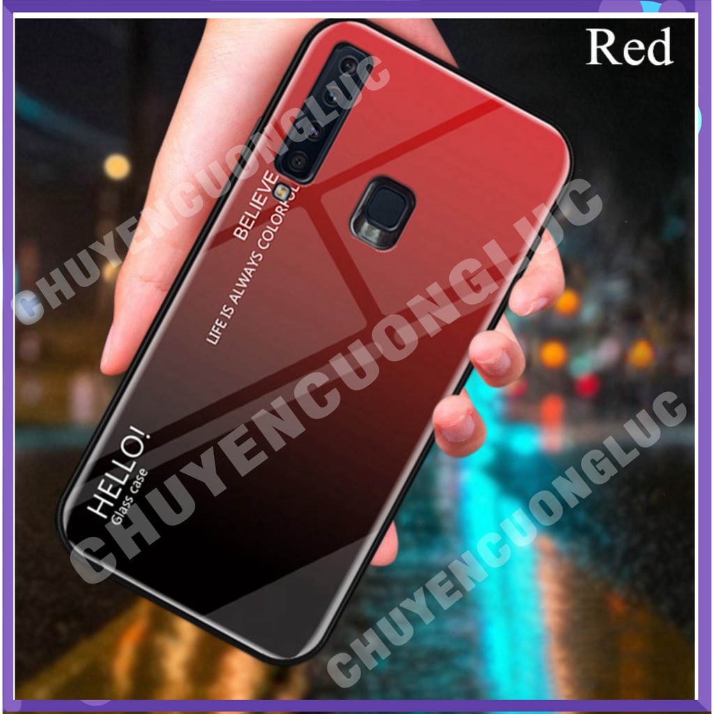 [HOT] ỐP LƯNG SAMSUNG Galaxy A9 2018 mặt kính cường lực màu gradient . ... - CCLNB