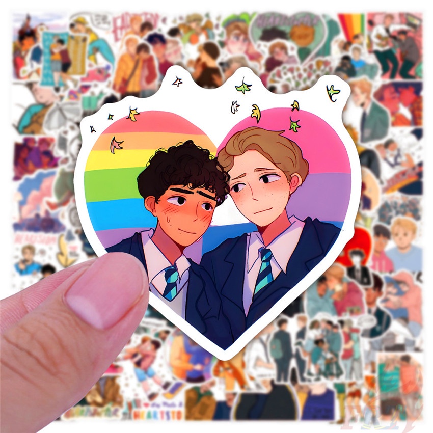 100Pcs/Set ❉ Heartstopper Series A Stickers ❉ Waterproof DIY Fashion Decals Doodle Stickers