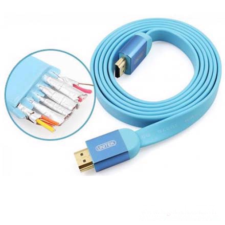 Cáp HDMI Mỏng Dẹt mềm dài 3M Unitek YC155