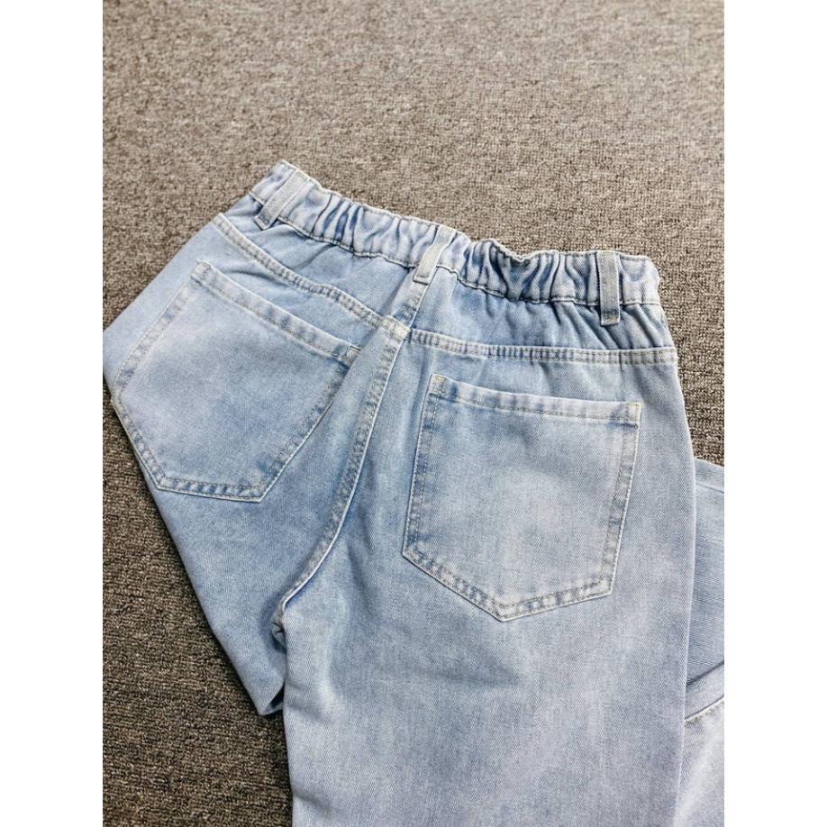 Quần jean nam bigsize baggy cạp cao MALTRIK chất bò cao cấp dành cho người ngoại cỡ béo bụng có size lớn đến 120k -(HY^