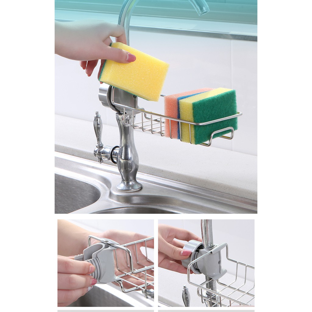 Kệ Inox Không Gỉ Gắn Vòi Nước Đa Năng – Dumi Shop