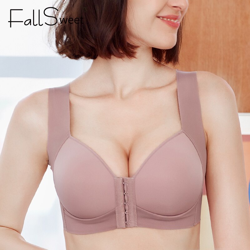 FallSweet 34-48 Áo Lót Bigsize Nâng Ngực Không Đường May plus size