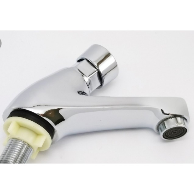 Vòi lavabo lạnh nhấn hơi QK -tự ngắt nước