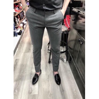 Quần âu xám đậm form ôm full size cực chất