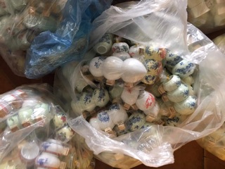 Cóng sứ cho chim my,choè,chào mào,