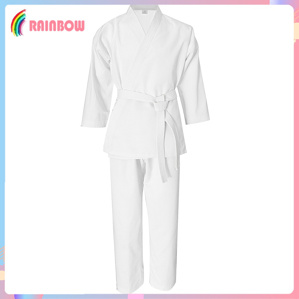 Bộ Quần Áo Võ Thuật Taekwondo Unisex Dành Cho Người Lớn Và Trẻ Em