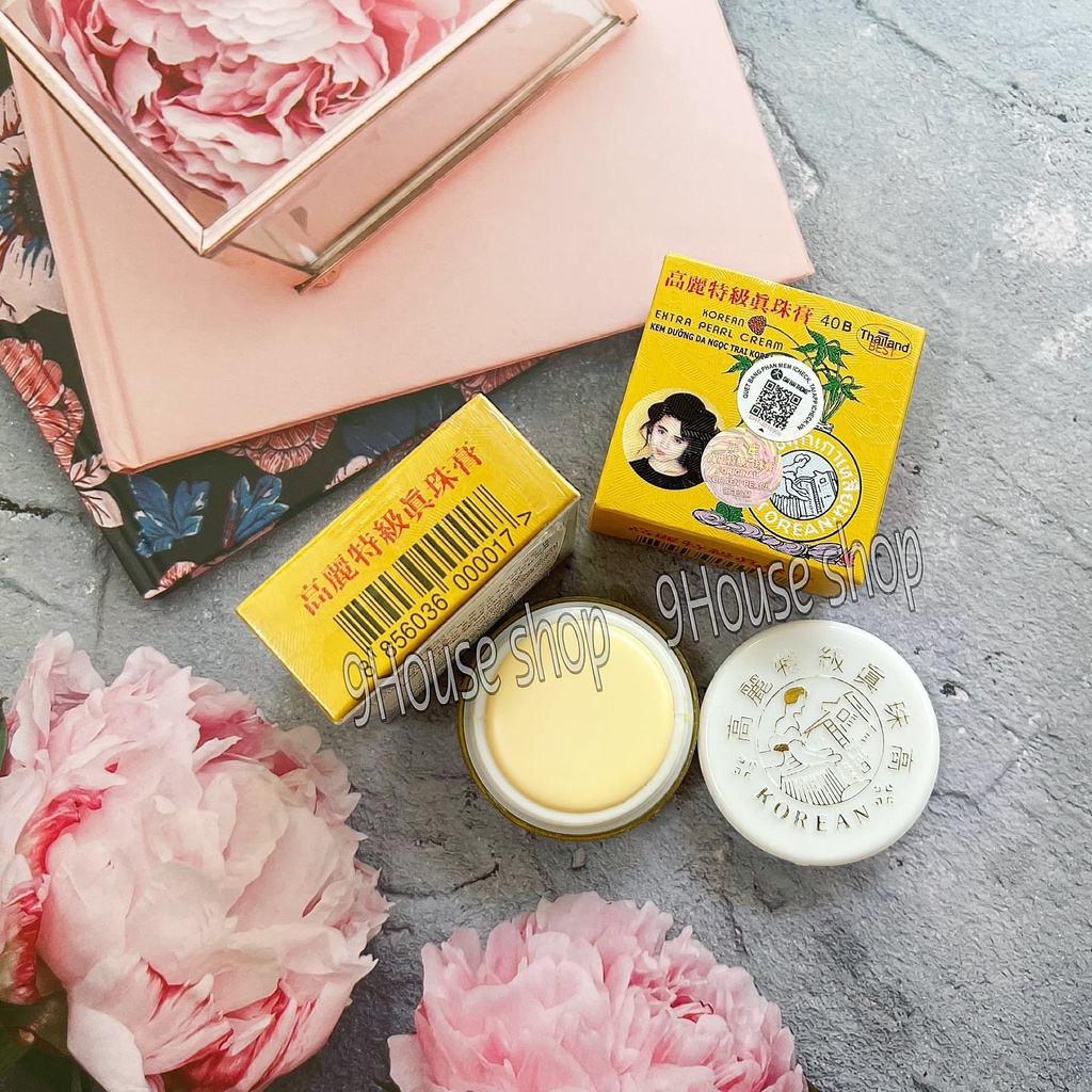 01 Kem Dưỡng Trắng Da SÂM VÀNG KOREAN EXTRA PEARL CREAM nhập khẩu Thái Lan 5gram