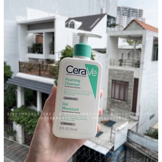 Sữa rửa mặt dịu nhẹ CERAVE Foarming Facial Cleanser/Hydrating Cleanser