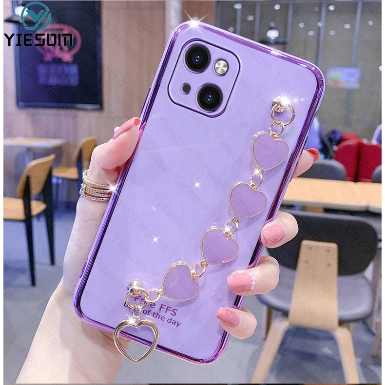 Ốp Điện Thoại Có Dây Đeo Sang Trọng Cho iPhone 13 12 11 Pro Max XR X XS Max 7 8 Plus