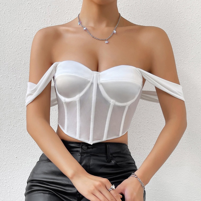 Áo Lót Nâng Ngực Dạng Ống Hình Xương Cá Quyến Rũ Cho Nữ