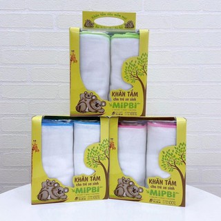 Hộp khăn tắm Cotton 6 lớp Mipbi 75cm x 85cm