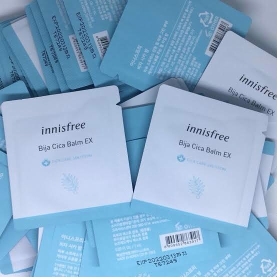 Sample Kem Dưỡng Dành Cho Da Mụn Innisfree Bija Cica Intense Balm (gói 1ml)