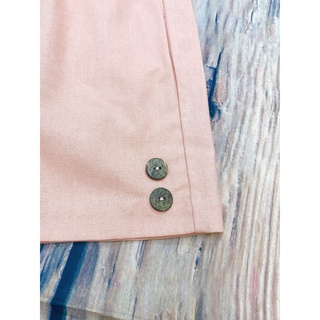 Quần short LINEN BỘT PREMIUM. June Q07