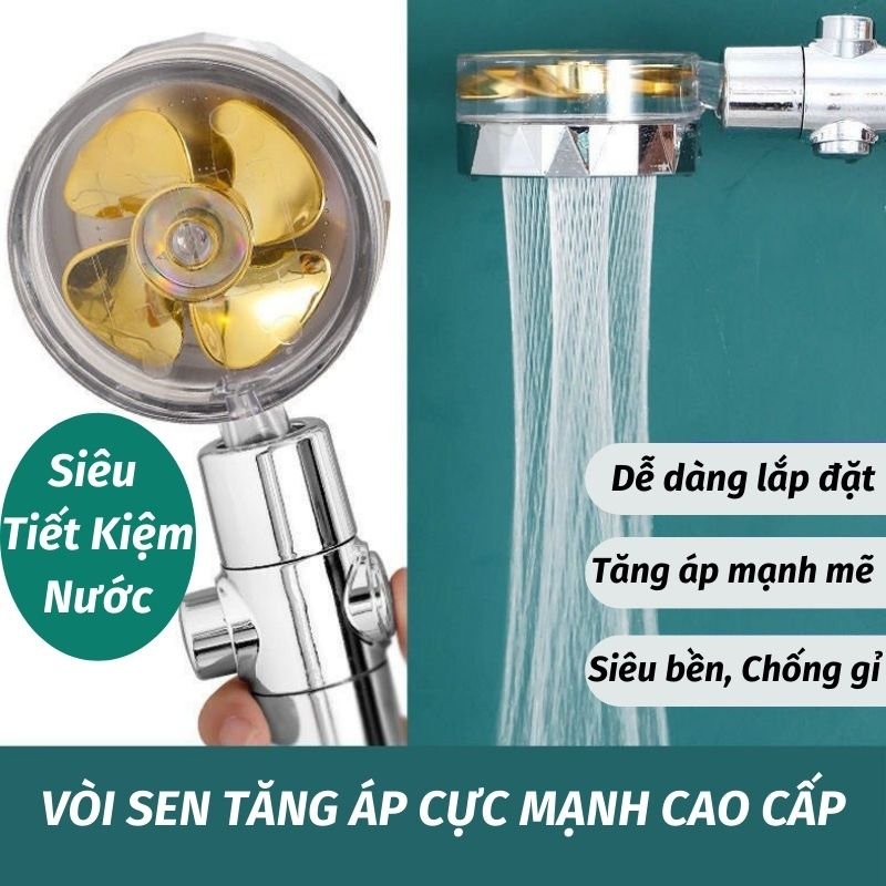 Vòi Hoa Sen Vòi Sen Tăng Áp Cao Cấp Tiết Kiệm Nước Sun.z Gia Dụng Thông Minh