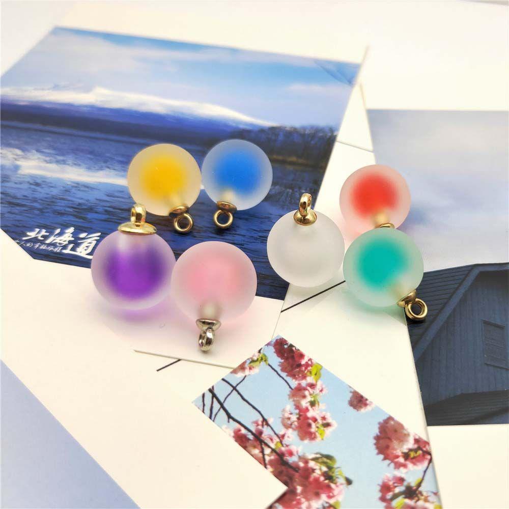 Set 10 Quả Cầu Thủy Tinh Acrylic 16MM Nhiều Màu Sắc Dùng Làm Đồ Thủ Công DIY