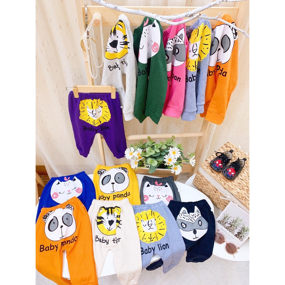 Quần len in mông thú ngộ nghĩnh cho bé trai và bé gái K080