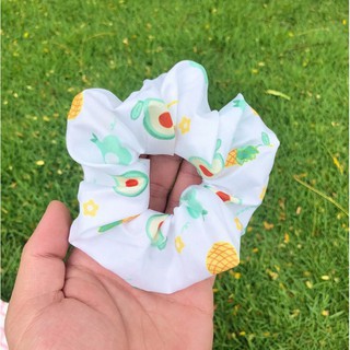 Cột tóc Scrunchies, dây buộc tóc, chun cột tóc hoa quả dễ thương (Fullbox)