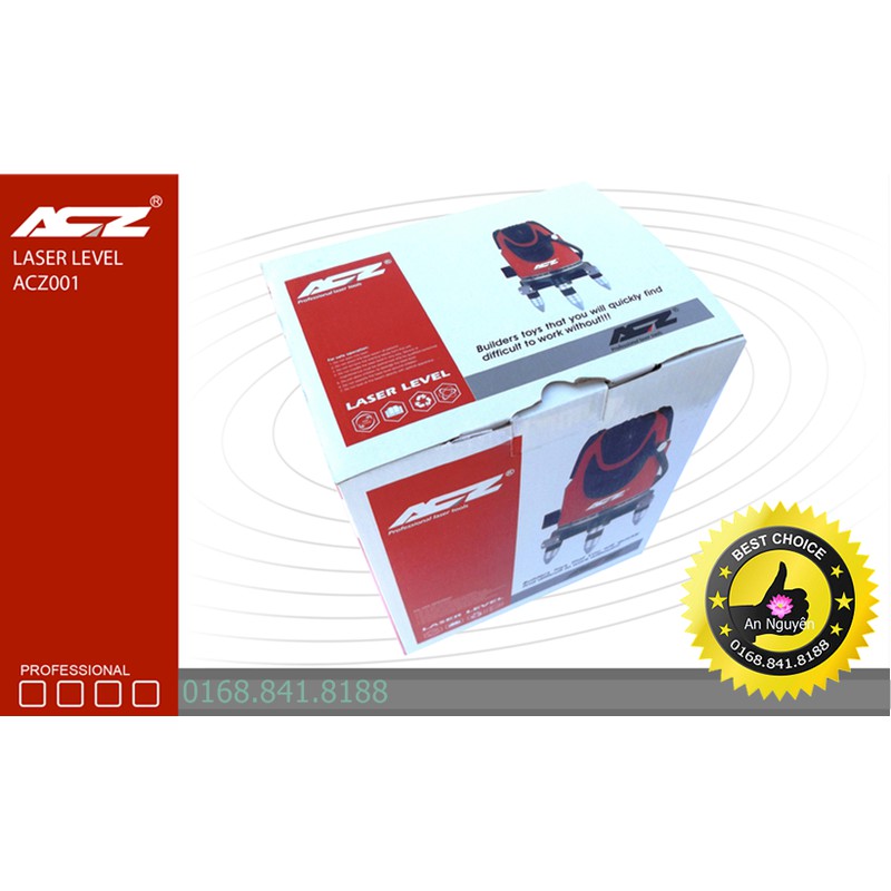 Máy Cân Mực Laser ACZ_5 Tia Đỏ