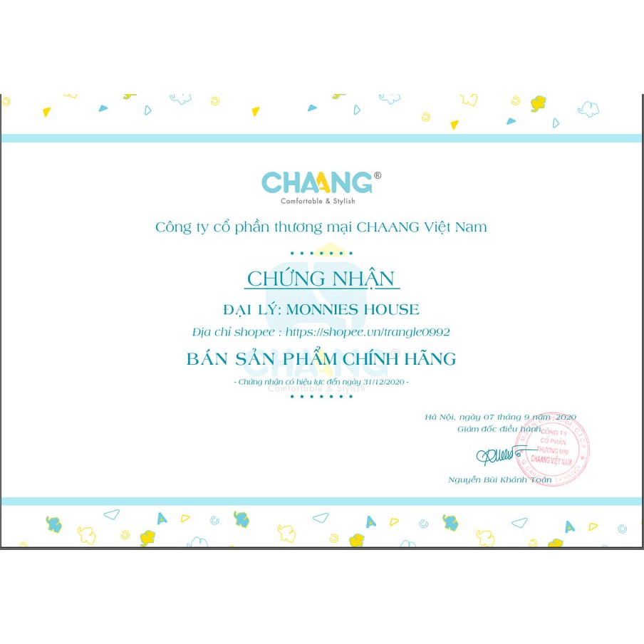 Áo khoác kẻ xanh chaang