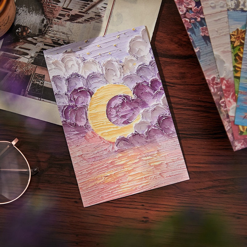 Set 30 Tấm Bưu Thiếp Dán Tường Trang Trí 14.3*9.3CM