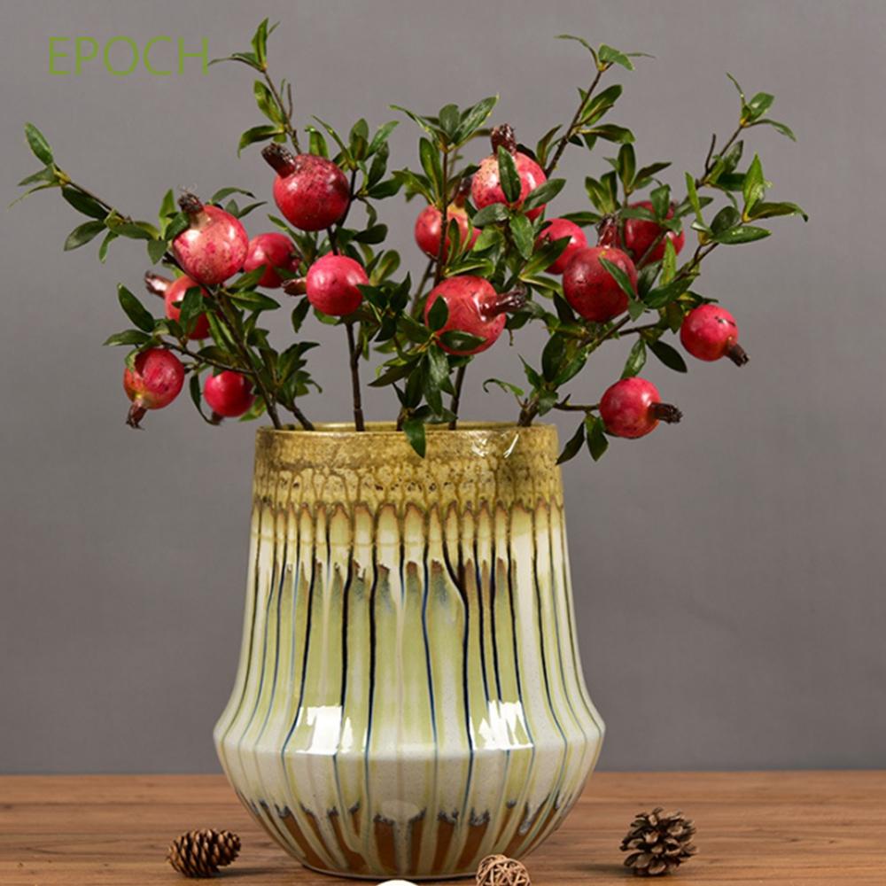 Epoch Nhánh 2 Nhánh Hoa Lựu Giả Nhiều Màu Dùng Trang Trí Nhà Cửa / Tiệc Tùng