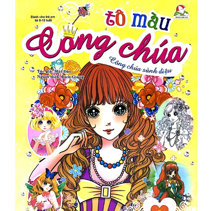 Sách - Tô màu công chúa sành điệu - Tập 2