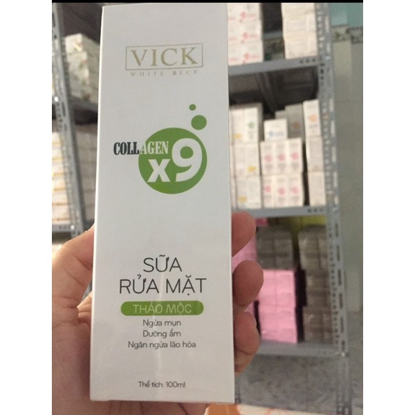 Sữa Rửa Mặt Vick ngừa mụn 100ml