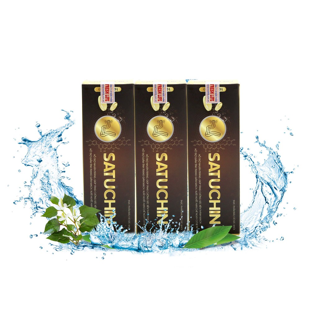 ✅CAM KẾT CHÍNH HÃNG - SATUCHIN (Hộp 3 tuýp sủi) – Viên sủi trĩ chiết xuất từ hoa hòe | BigBuy360 - bigbuy360.vn