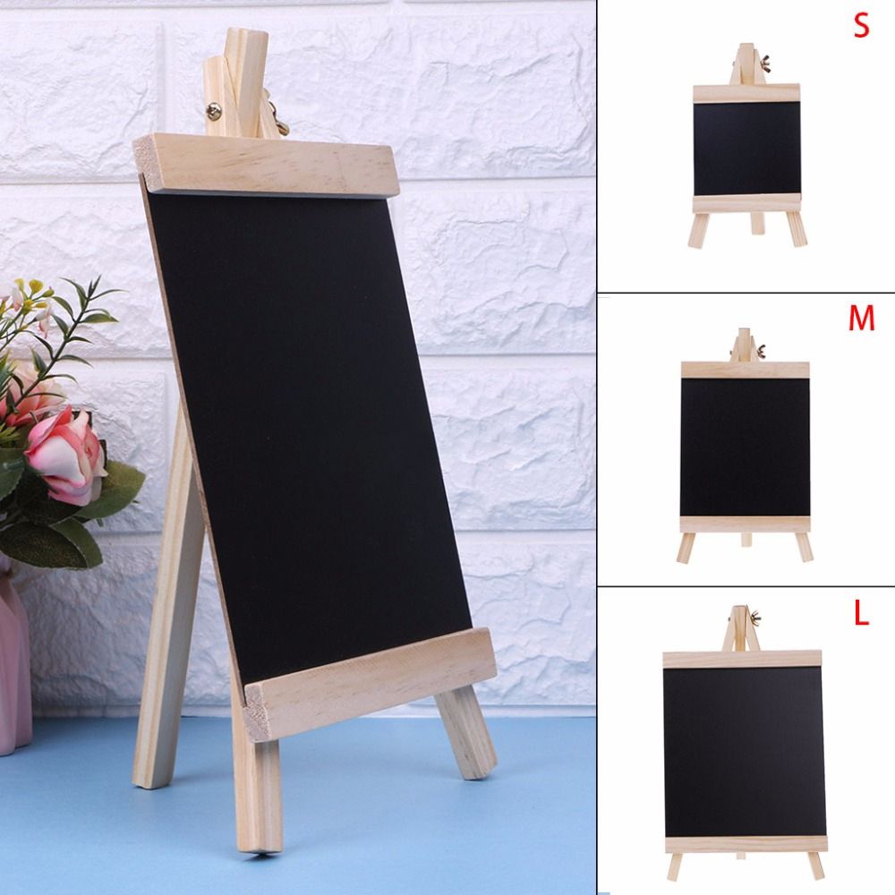 Tấm bảng đen bằng gỗ để bàn có thể xếp gọn