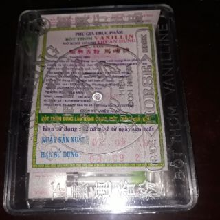 Hộp 100 ống vanilla