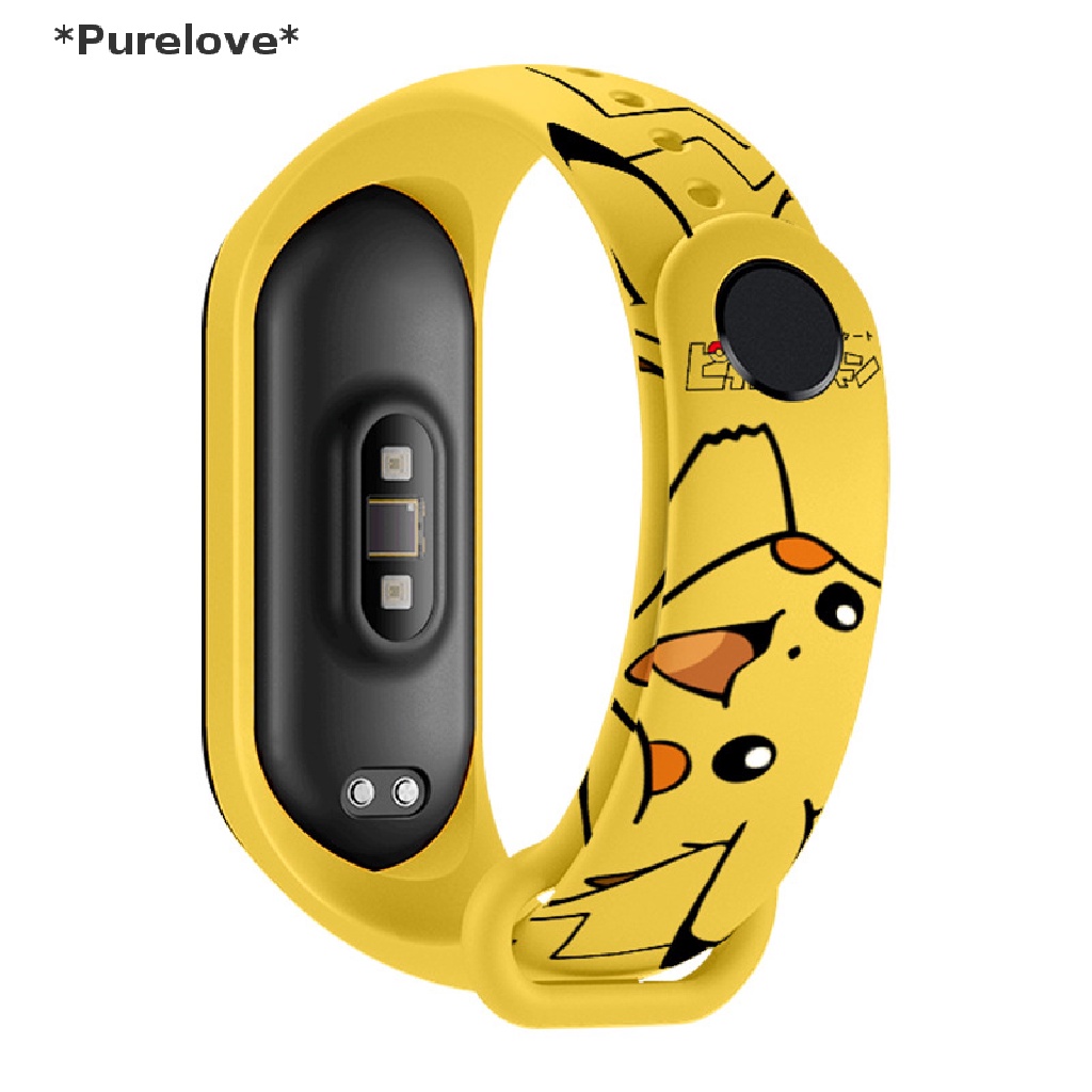 [Purelove] Đồ Chơi Vòng Tay Đèn LED Điện Tử Hình Pokemon Kawaii Chống Thấm Nước Quà Tặng Đồ Chơi