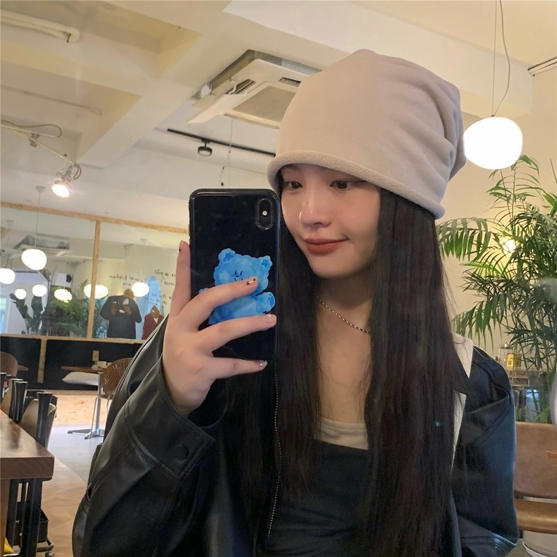Mũ Turban Không Vành Thiết Kế Nhỏ Nhắn Thời Trang Theo Phong Cách Hàn Quốc Cho Nữ