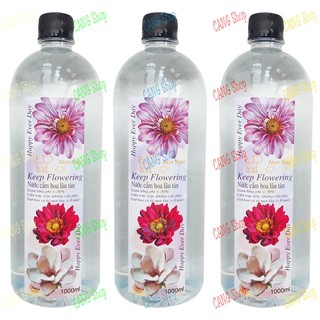 Combo 03 chai nước cắm hoa lâu tàn keep flowering