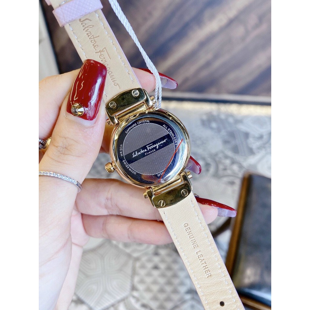 Đồng hồ thời trang nữ cao cấp Salva tore Ferragamo Style lady