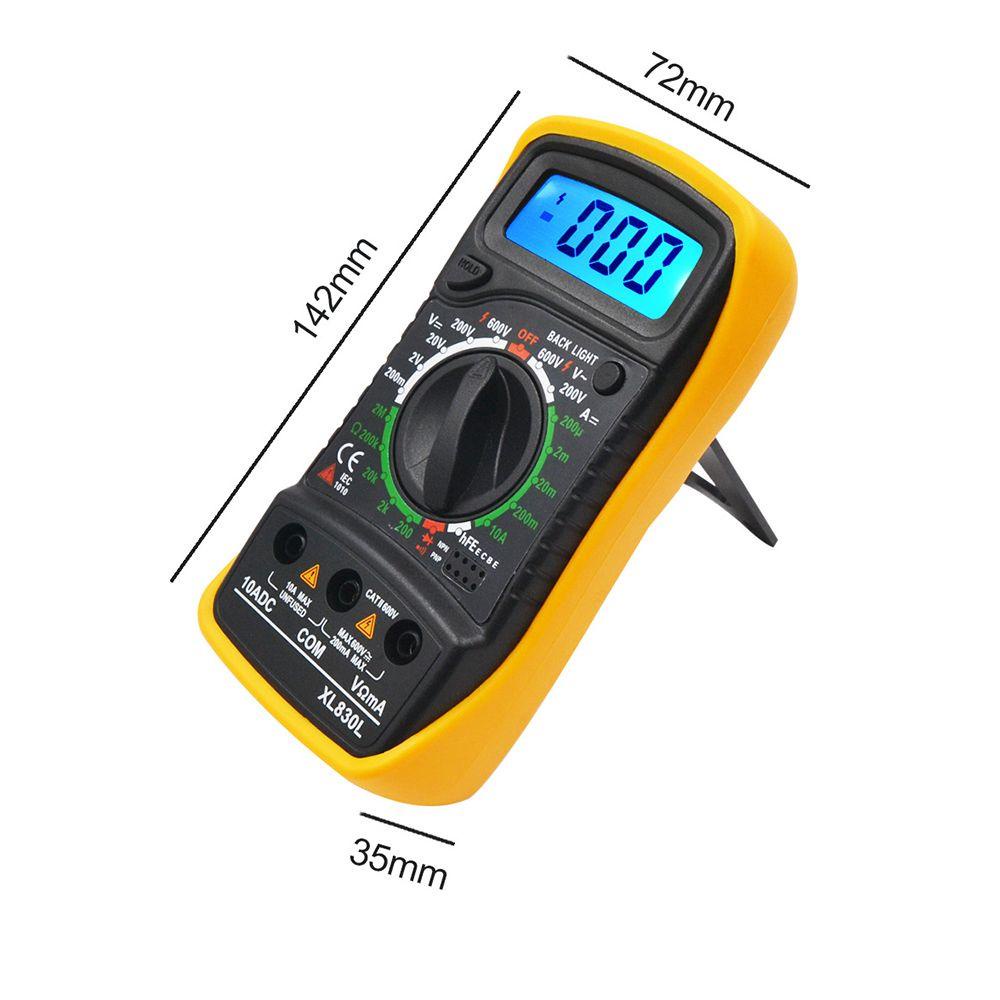 SUENIN Đồng Hồ Vạn Năng Kỹ Thuật Số Màn Hình LCD DC / AC XL830L