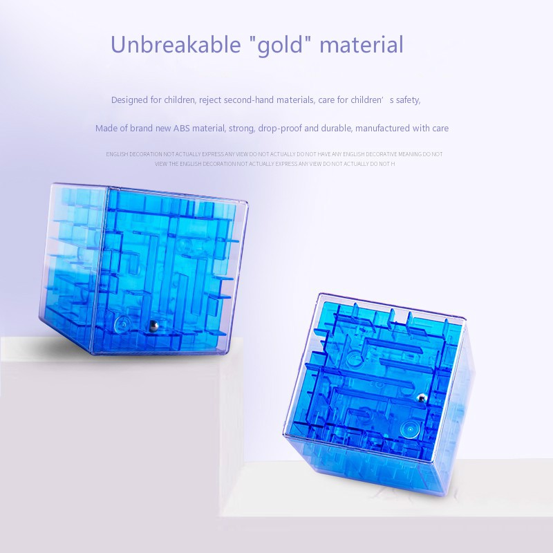 Khối mê cung đồ chơi 3d hỗ trợ luyện tập trí não và sự tập trung cao độ thích hợp cho bé