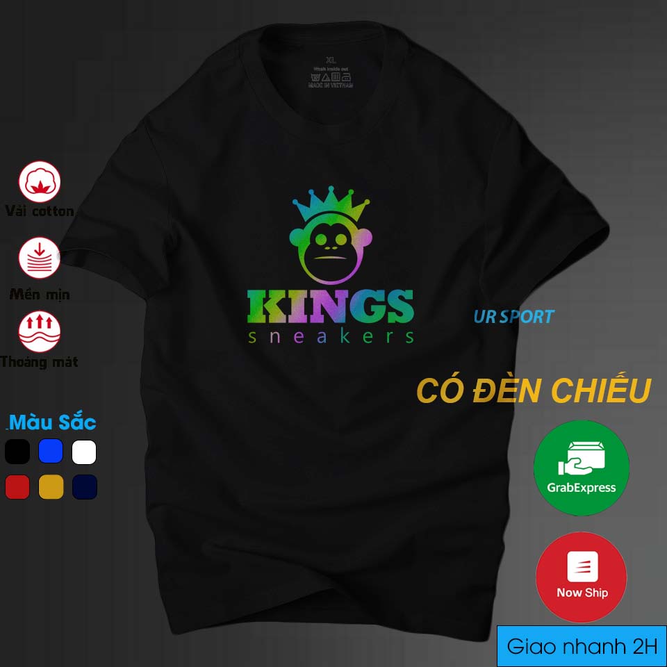 Áo thun nam Kings phản quang 7 màu đẹp cá tính | ursport