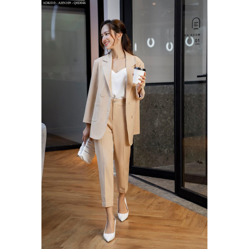 Áo vest 4 khuy 2 túi ốp vuông TIIN STORE ADK010