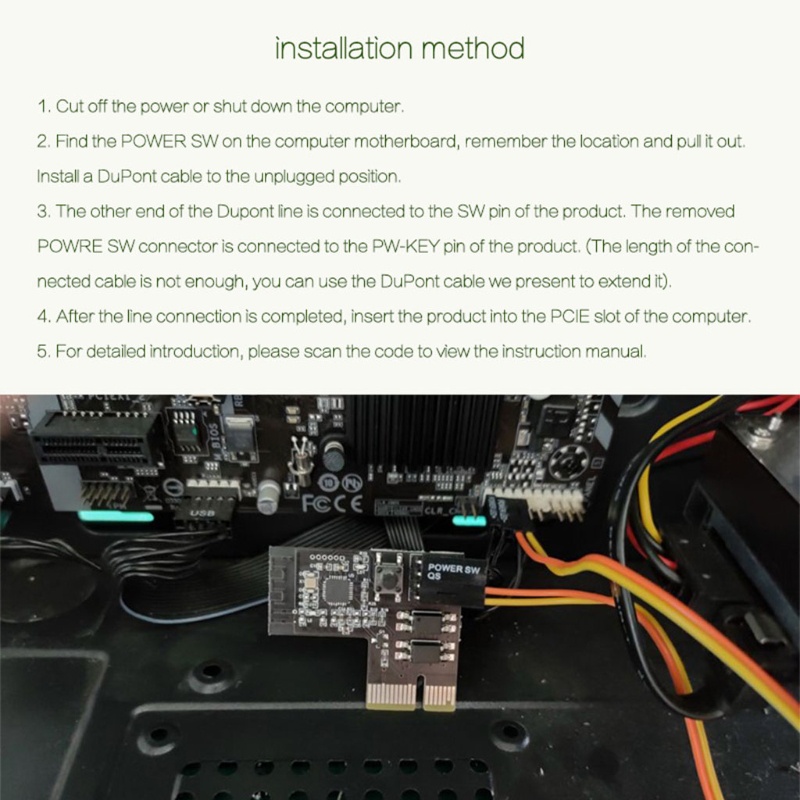 Bộ thẻ công tắc bật/ tắt điều khiển từ xa không dây dành cho PC