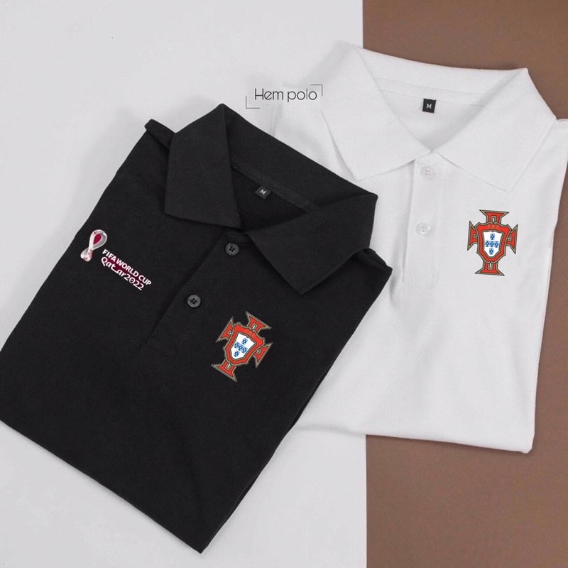 Áo Polo đội tuyển bóng đá Bồ Đào Nha - W01